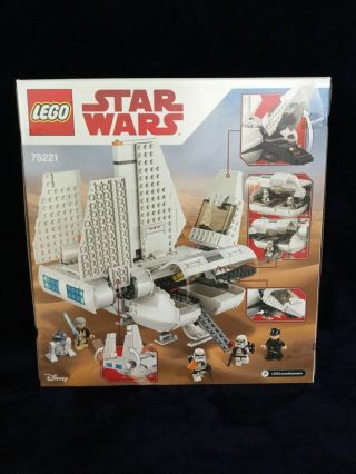Lego Star Wars Imperial Landing Craft (75221),  5 mini figures, 7