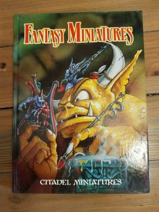 Fantasy Miniatures 1989 Citadel Games Workshop Hc Warhammer