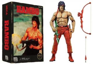 Neca Rambo First Blood Classic Video Game Appearence 7 " Action Figure Nintendo
