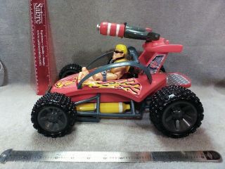 Rescue Heroes 7 In Fisher Price Mattel Action Figure Dune Buggy And Lifeguard