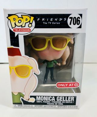 Pop Friends Monica Geller With Turkey Head 706 Special Edition Funko