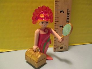 Playmobil Figure Mermaid W/ Blond Hair,  Mirror,  Jewel Casket,  Pink Tiara