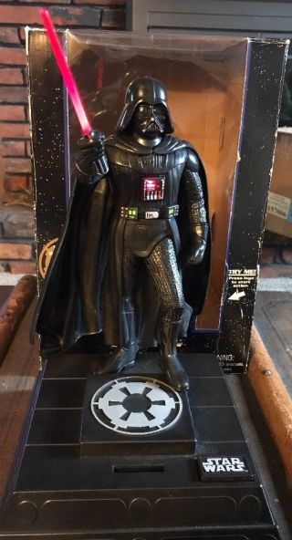 Darth Vader Bank Electronic Talking Light Sound Star Wars 1996 Thinkway 90s