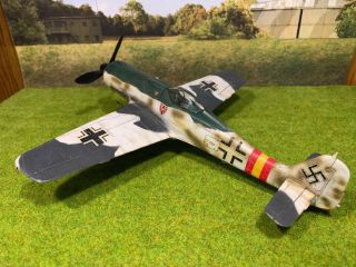 Nicely (Pro?) Built 1/48 Focke - Wulf Fw - 190 D9 WW2 German Fighter Detailed 1970 3