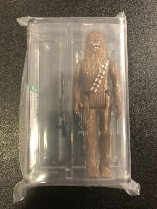Chewbacca Afa 85 Loose 1977 Star Wars Kenner Action Figure Style Case Nm,