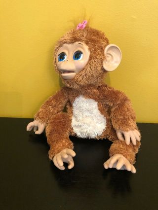 FurReal Friends Cuddles My Giggly Monkey Interactive 5