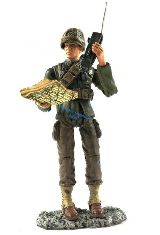 1:18 Unimax Toys Forces Of Valor Bravo Team Wwii Us Army Radioman Soldier Figure