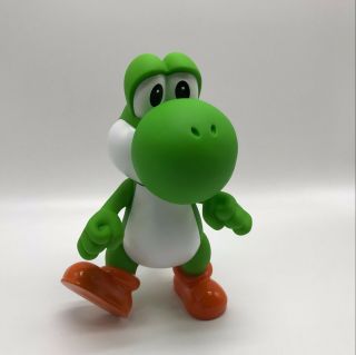 Mario Bros.  Green Yoshi Doll PVC Plastic Action Figure Toy 9.  5 