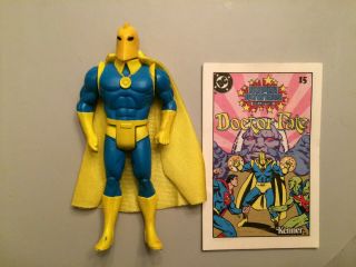 1985 Kenner Dc Comics Powers Dr.  Fate Figure Complete W/ Comic