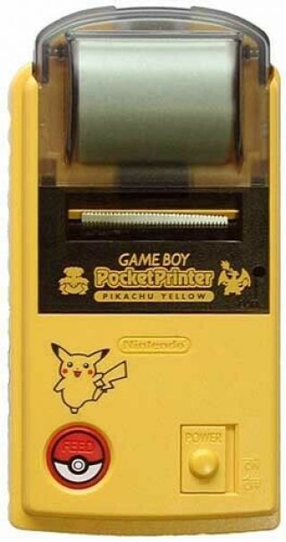 Gb Nintendo Game Boy Pocket Printer Pikachu Yellow Body Japan