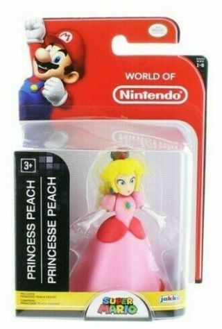 World Of Nintendo 2.  5 Inch Princess Peach (mario) -