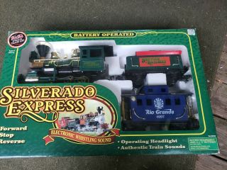 Battery Operated 22 - Pc Electronic Whistling Sound Silverado Express Train Set