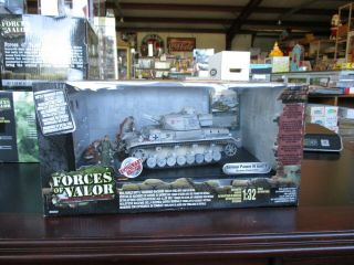 Forces Of Valor 1:32 Die Cast Metal German Panzer Iv Ausf.  F 1941 Wwii Tank