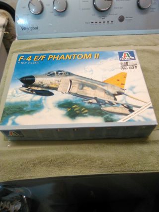 Vintage 2001 Italeri 1/48 F - 4e/f Phantom Model Kit