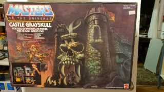 Masters Of The Universe Castle Grayskull Motu Box Only 1983 Edition He - Man