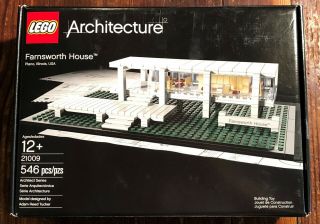 Lego Architecture Farnsworth House (21009) Complete W/ Box & Instructions