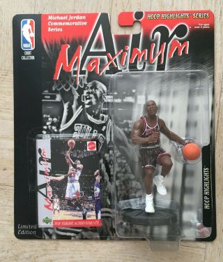 1999 Mattel Nba Air Maximum Michael Jordan Action Figure Rookie Of The Year