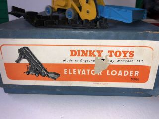 Early Vintage Dinky Toys Elevator Loader No 564 W/ Blue Box Minty 50564 2