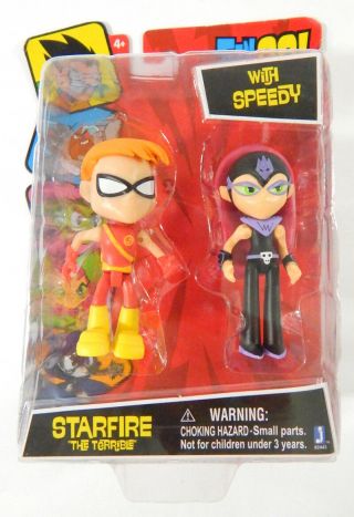 Jazwares Teen Titans Go Starfire With Speedy 2 - Pack 3 " Figure Toys