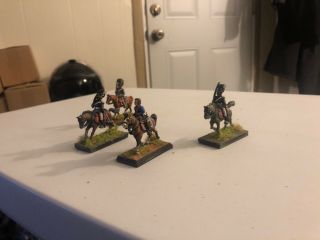28mm Napoleonic Bavarian Mounted Officers,  Professionally Painted Miniatures 2