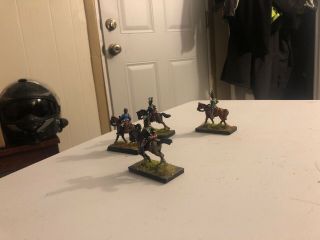 28mm Napoleonic Bavarian Mounted Officers,  Professionally Painted Miniatures 4