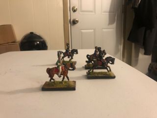 28mm Napoleonic Bavarian Mounted Officers,  Professionally Painted Miniatures 6