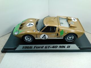 1966 Ford Gt - 40 Mk Ii,  Gold With Green Accents,  1 1/8,  Pre - Owned, .  246