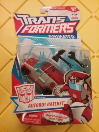 Transformers Animated Autobot Ratchet Deluxe Class Us