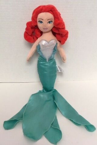 Ariel The Little Mermaid 20 " Plush Doll Disney Theatrical Uk Stuffed Toy D2
