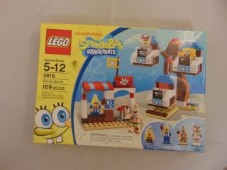 Nip Lego Spongebob Squarepants 3816 Glove World Building Toy Set Patrick Sandy