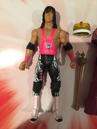 WWE Mattel Ringside BRET THE HITMAN HART King Of The Ring Wrestling Figure 1993 3