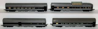 Set Of Tri - Ang Hornby Ho/oo Gauge Canadian National (cn) Coaches (4)