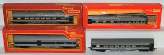 Set of Tri - ang Hornby HO/OO gauge Canadian National (CN) Coaches (4) 3
