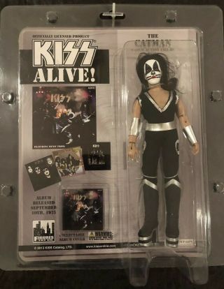 Kiss 8” Peter Criss Action Figure Doll Alive Series 6 2013