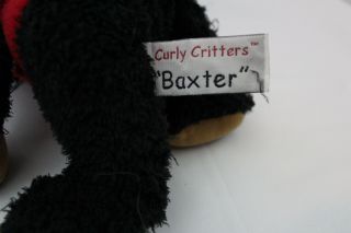 Curly Critters Baxter Teddy Bear 11 Inch Stuffed Animal Toy Canada Red Vest B@26 2