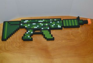 8 Bit Pixelated Machine Gun Toy Electronic Lights And Sounds Minecraft?