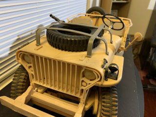 1/6 scale WWII Desert Jeep Vehicle & Accessories Dragon Hasbro GI joe 12 Inch 3
