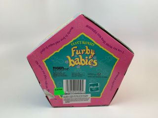 Vintage FURBY BABIES in package model 70 - 940 Pink & Blue Tiger Electronics 3