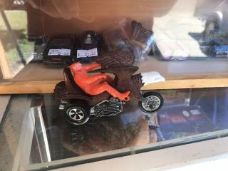 Vintage Hot Wheels Rrrumblers Bold Eagle Orange Rider W/ Black Top Hat Repaired