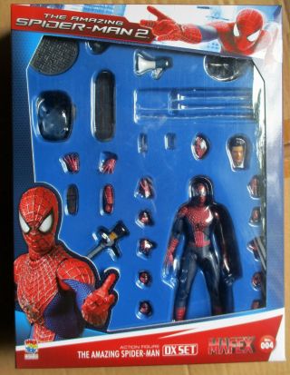 Mafex Spider - Man 2 Dx Set Marvel Medicom Mib Usa