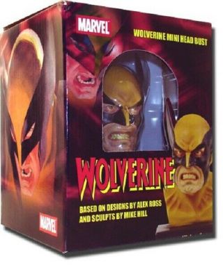 Marvel Wolverine Mini Head Bust By Alex Ross 1526/5000