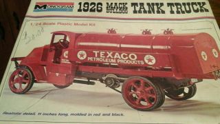 Monogram 1926 Mack Bulldog Tank Truck Plastic Model Built Up