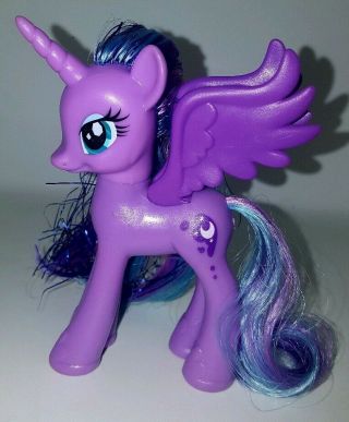 My Little Pony G4 Princess Luna (crystal Princess Tinsel Hair) 3.  5 "