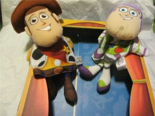 Toy Story Woody And Buzz Plush Hand Puppets