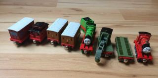 Thomas & Friends Tank Take Along Play Breakdown Train Coaches Caboose Cars Henry