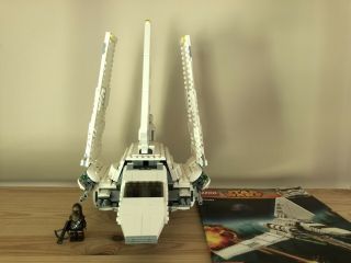 Lego 75094 Star Wars Imperial Shuttle Tydirium Complete W/ Chewbacca Minifigure