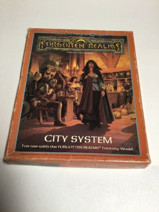 Advanced Dungeons And Dragons Forgotten Realms City System 1040