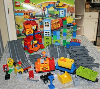 Lego Duplo Duluxe Motorized Train Set 10508 Complete