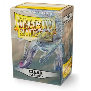 Clear Classic Case Display Dragon Shield Standard Size Sleeves - 10 Packs