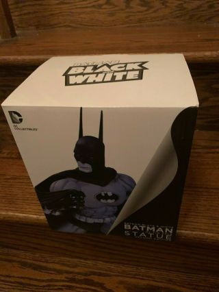 Dc Collectibles Comics Black & White Batman By Tim 2nd Edition Statue 6.  5 "